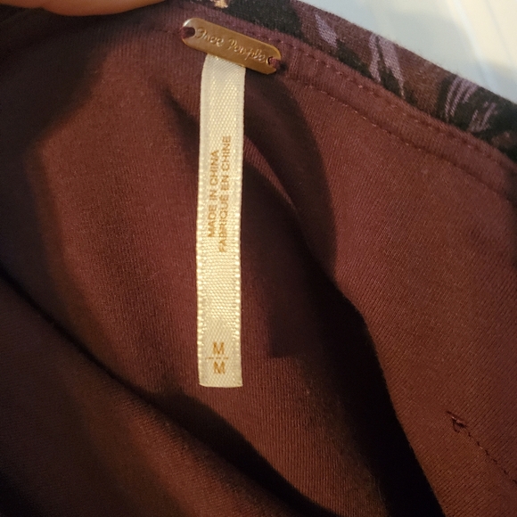 Free People Floral Ruched Strapless Top - Picture 3 of 4